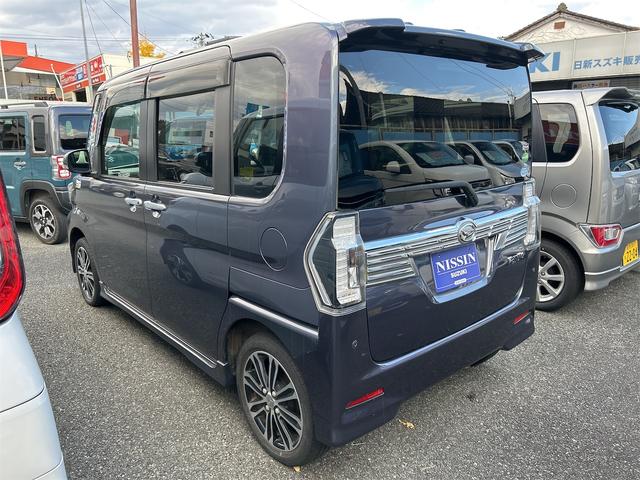 タント カスタムＸ　トップエディションＳＡ２　４ＷＤ　ワンセグナビ　バックカメラ　ステアリングスイッチ　左側パワースライドドア　純正アルミホイール　シートヒーター　アイドリングストップ　横滑り防止装置　オートライト　オートエアコン　フォグランプ（28枚目）