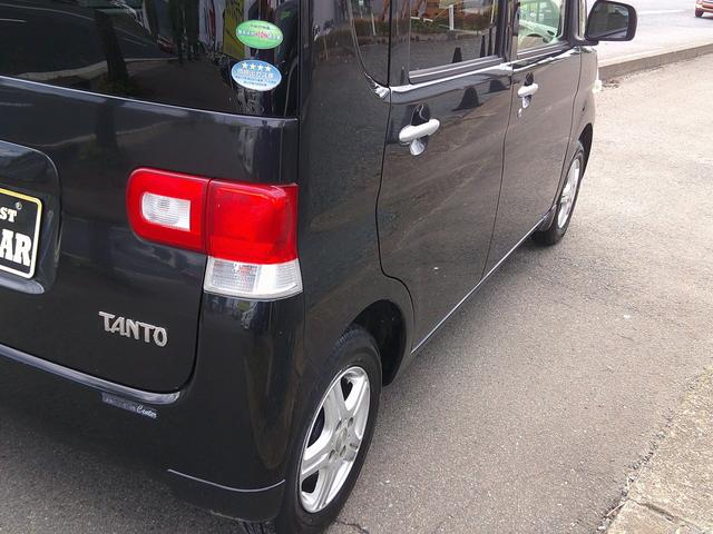 タント L 4WD 純正ブラック ABS キーレスキー 修復歴無し 社外14インチアルミホイール 社外ナビ CD(7枚目)