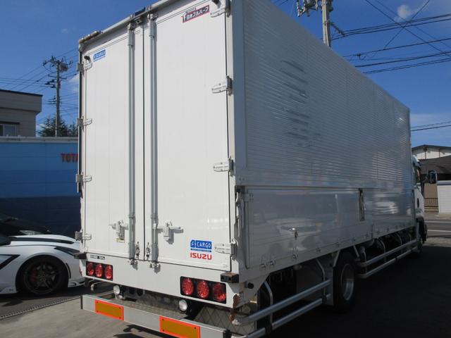 アルミウィング 最大積載量2800kg 導風板 シルバーメッキフロントバンパー&サイドミラー バックモニター 荷室サイドラッシングレール アルミホイール 荷室内寸長さ620cm・幅222cm・高さ242cm(18枚目)