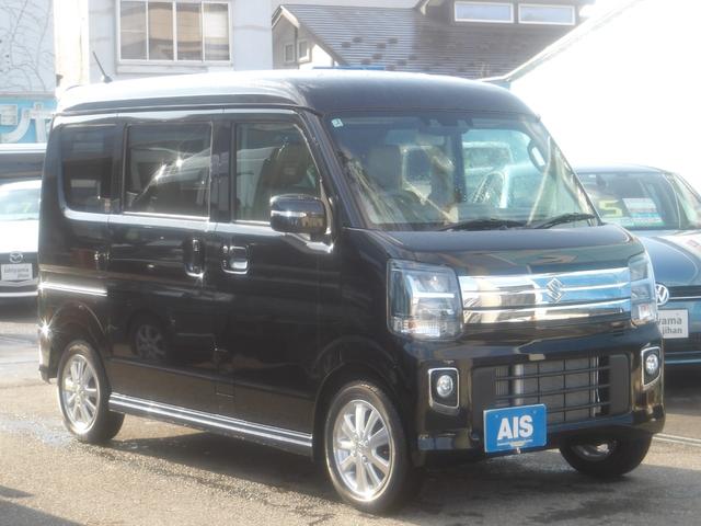 エブリイワゴン ＰＺターボスペシャル　４ＷＤ　ハイルーフ　デュアルカメラブレーキ＆スズキセーフティサポート　寒冷地仕様　両側パワースライドドア　左オートステップ　純正ＬＥＤライト　６型モデル　シートヒーター　リヤヒーター　コーナーセンサー（2枚目）