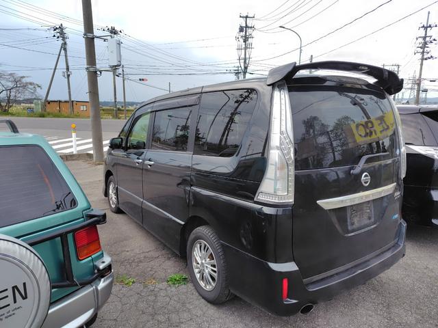 セレナ ライダー ブラックライン ZZ AT 4WD 両側パワースライドドア 純正ナビ TV フリップダウンモニター Bカメラ(9枚目)
