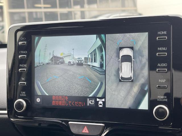 ヤリスクロス ハイブリッドＧ　衝突軽減装置　禁煙車　純正８型ディスプレーオーディオ　全周囲カメラ　レーダークルーズ　ＥＴＣ　Ｂｌｕｅｔｏｏｔｈ　ドラレコ　前席シートヒーター　ＬＥＤヘッドライト　クルコン　ブラインドスポットモニター（4枚目）