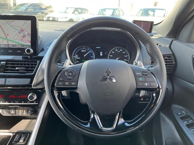 エクリプスクロスPHEV P 4WD 8型ディスプレイオーディオ 全周囲カメラ 衝突被害軽減システム レーダークルーズ 禁煙車 電動リアゲート ハーフレザーシート パワーシート ドラレコ コーナーセンサー スマートキー(11枚目)