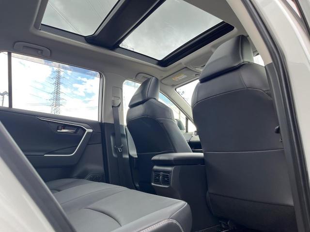 RAV4 ハイブリッドG 4WD サンルーフ 衝突被害軽減システム 禁煙車 10.5型ディスプレイオーディオ ハーフレザーシート バックカメラ サイドカメラ レーダークルーズ 前席シートエアコン パワーシート 電動リアゲート(45枚目)