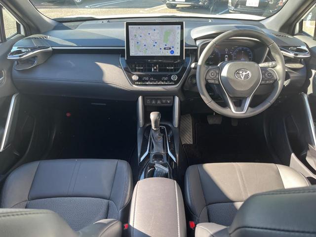 カローラクロス ハイブリッド Z サンルーフ 衝突軽減装置 禁煙車 純正10.5型ナビ 全周囲カメラ レーダークルーズ ETC Bluetooth フルセグ 前席シートヒーター パワーバックドア 前席パワーシート スマートキー(2枚目)