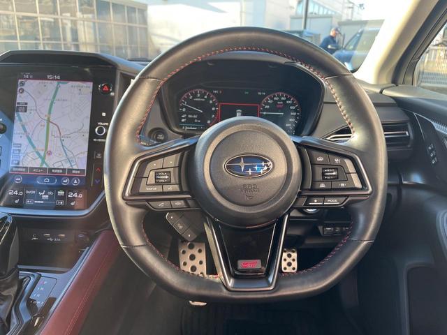 レヴォーグ STIスポーツ EX 4WD STIフルエアロ 11.6型ディスプレイオーディオ フロント・サイド・バックカメラ 衝突被害軽減システム レーダークルーズ 電動リアゲート レザーシート 全席シートヒーター ETC(11枚目)