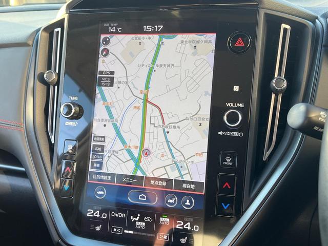 レヴォーグ STIスポーツ EX 4WD STIフルエアロ 11.6型ディスプレイオーディオ フロント・サイド・バックカメラ 衝突被害軽減システム レーダークルーズ 電動リアゲート レザーシート 全席シートヒーター ETC(50枚目)