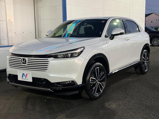 ヴェゼル ｅ：ＨＥＶ　Ｚ　登録済未使用車　衝突被害軽減システム　純正９インチナビ　全周囲カメラ　ＥＴＣ　電動リアゲート　ハーフレザーシート　ＬＥＤヘッド　コーナーセンサー　スマートキー　純正１８インチアルミ　オートハイビーム（26枚目）