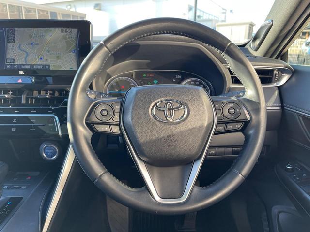 ハリアーハイブリッド Z ガラスルーフ 衝突軽減装置 禁煙車 純正12.3インチナビ JBLサウンドシステム レーダークルーズ バックカメラ ETC Bluetooth フルセグ ドラレコ パワーバックドア デジタルミラー(11枚目)