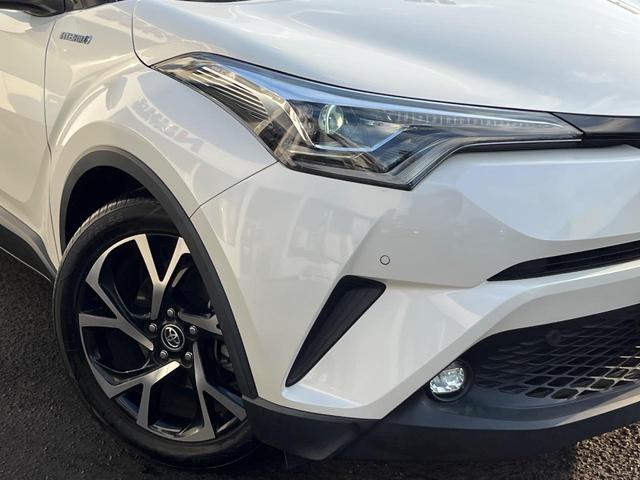 C-HR G 純正9型ナビ 衝突被害軽減システム レーダークルーズ 禁煙車 バックカメラ ハーフレザーシート ドラレコ コーナーセンサー ブラインドスポットモニター LEDヘッド ETC2.0 純正18インチアルミ(12枚目)