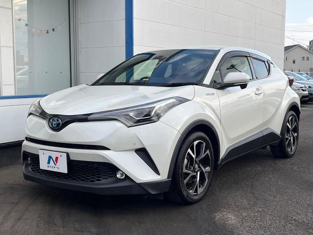 C-HR G 純正9型ナビ 衝突被害軽減システム レーダークルーズ 禁煙車 バックカメラ ハーフレザーシート ドラレコ コーナーセンサー ブラインドスポットモニター LEDヘッド ETC2.0 純正18インチアルミ(32枚目)
