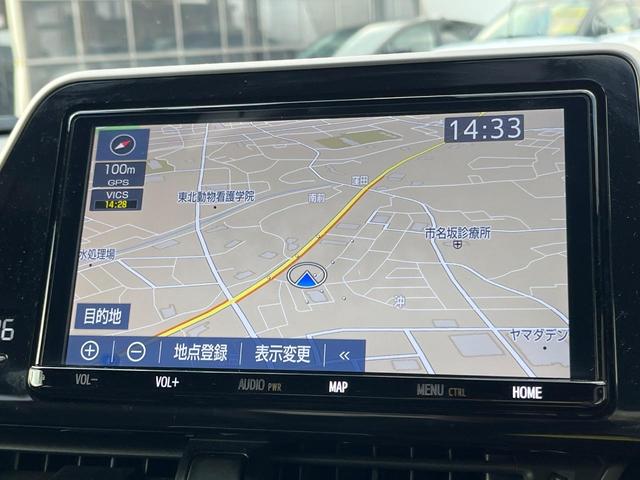 C-HR G 純正9型ナビ 衝突被害軽減システム レーダークルーズ 禁煙車 バックカメラ ハーフレザーシート ドラレコ コーナーセンサー ブラインドスポットモニター LEDヘッド ETC2.0 純正18インチアルミ(62枚目)