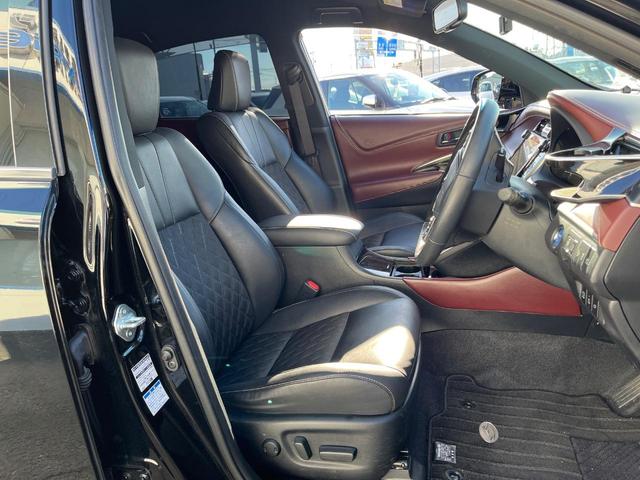 ハリアーハイブリッド プログレス　４ＷＤ　純正９型ナビ　全周囲カメラ　ＪＢＬサウンド　１００Ｖ電源　衝突被害軽減システム　レーダークルーズ　禁煙車　電動リアゲート　ハーフレザーシート　パワーシート　ドラレコ　コーナーセンサー（8枚目）