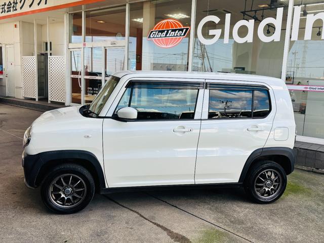 ハスラー Ｇ　Ｂｌｕｅｔｏｏｔｈ対応ナビＴＶ／レザー調シートカバー／シートヒーター／衝突軽減ブレーキ／横滑り防止／オートエアコン／スマートキー／社外１４インチアルミホイール（3枚目）