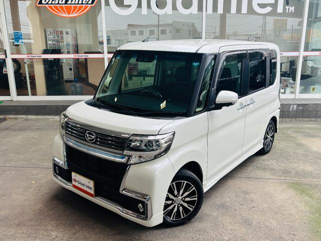 タント カスタムX トップエディションVS SAIII Bluetooth対応純正ナビTV/全方位モニター/前後ドライブレコーダー/両側パワースライドドア/シートヒーター/LEDヘッドライト/衝突軽減ブレーキ/横滑り防止/純正14インチアルミホイール(2枚目)