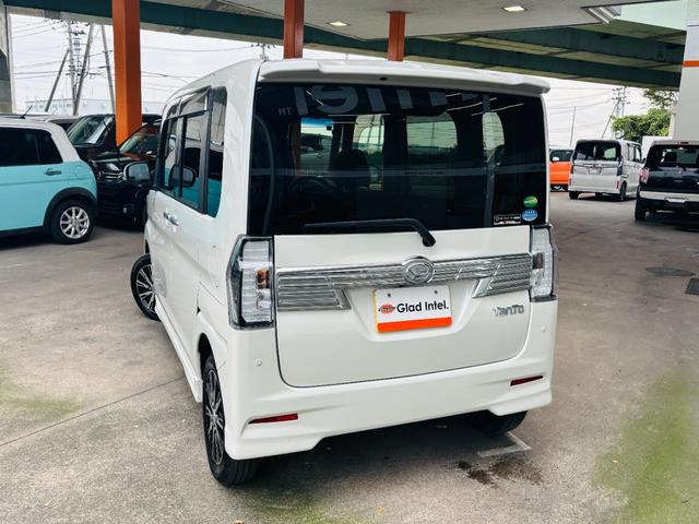 タント カスタムX トップエディションVS SAIII Bluetooth対応純正ナビTV/全方位モニター/前後ドライブレコーダー/両側パワースライドドア/シートヒーター/LEDヘッドライト/衝突軽減ブレーキ/横滑り防止/純正14インチアルミホイール(5枚目)