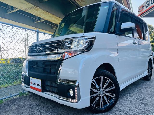 タント カスタムX トップエディションVS SAIII Bluetooth対応純正ナビTV/全方位モニター/前後ドライブレコーダー/両側パワースライドドア/シートヒーター/LEDヘッドライト/衝突軽減ブレーキ/横滑り防止/純正14インチアルミホイール(7枚目)