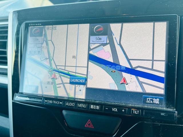 フルセグ対応社外ＳＤナビＴＶを搭載しております！ナビの視認性も良く、操作もしやすいですよ！ロングドライブに必須な機能が揃っております！