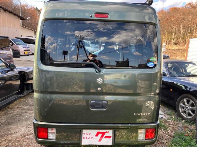 エブリイ PCリミテッド 4WD ハイルーフ AT ETC 両側スライドドア キーレスエントリー 電動格納ミラー 盗難防止システム ABS エアコン パワーステアリング パワーウィンドウ(6枚目)