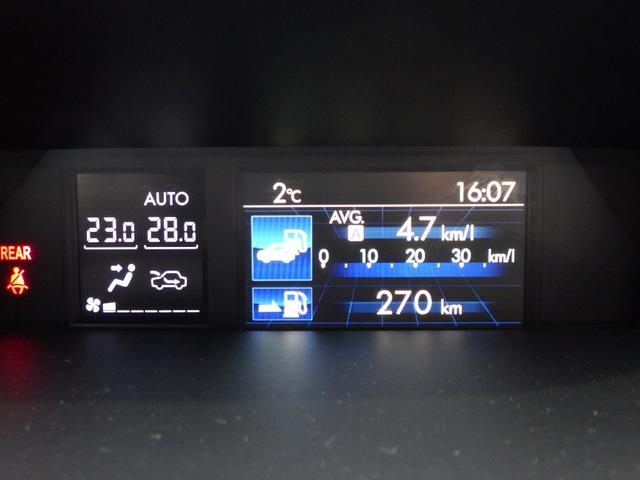1.6GTアイサイト 4WD 1オーナー 禁煙車 衝突軽減サポート&レーンアシスト レーダークルーズコントロール SDナビ&フルセグTV&ブルートゥース&バックカメラ スマートキー&プッシュスタート ETC 横滑り防止装置(30枚目)