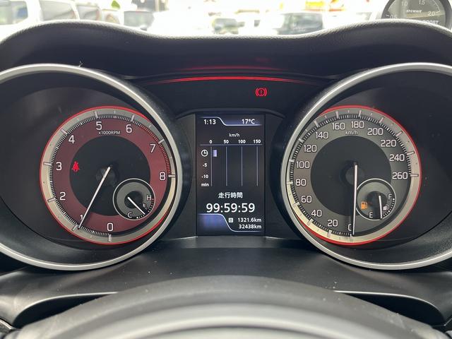 スイフトスポーツ ベースグレード 禁煙車 1オーナー 6速MT【Greddyフルエアロ】社外マフラー【クスコタワーバー】ADVAN17インチアルミ【ブーストメーター】クルーズコントロール ドライブレコーダー シートヒーター(34枚目)