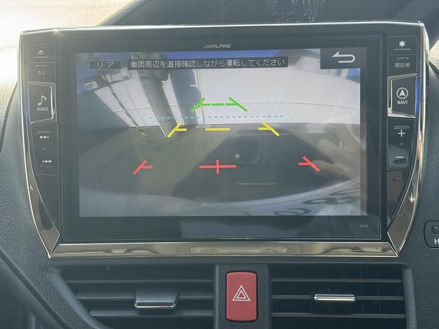 ヴォクシー ＺＳ　禁煙車　１オーナー　アルパイン１０インチナビ　フルセグＴＶ　Ｂｌｕｅｔｏｏｔｈ　バックカメラ　ステアリモコン　レーンアシスト　衝突軽減サポート【モデリスタエアロ】電動スライドドア　純正１６インチアルミ（10枚目）