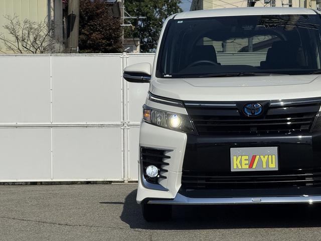 ヴォクシー ＺＳ　禁煙車　１オーナー　アルパイン１０インチナビ　フルセグＴＶ　Ｂｌｕｅｔｏｏｔｈ　バックカメラ　ステアリモコン　レーンアシスト　衝突軽減サポート【モデリスタエアロ】電動スライドドア　純正１６インチアルミ（52枚目）