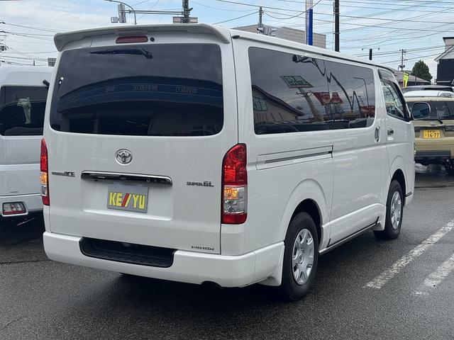 レジアスエースバン スーパーGL ダークプライムII 禁煙車 4WD【ベットキット】社外ナビ フルセグTV BLUETOOTH バックカメラ ハーフレザーシート LEDヘッドライト フォグ オートマチックハイビーム 取説 ETC 衝突軽減 レーンアシスト(6枚目)