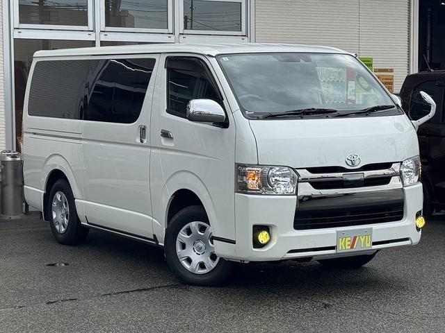 レジアスエースバン スーパーGL ダークプライムII 禁煙車 4WD【ベットキット】社外ナビ フルセグTV BLUETOOTH バックカメラ ハーフレザーシート LEDヘッドライト フォグ オートマチックハイビーム 取説 ETC 衝突軽減 レーンアシスト(15枚目)