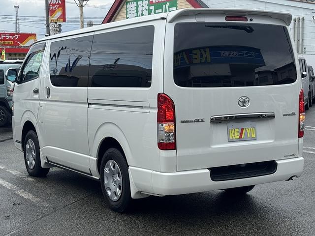 レジアスエースバン スーパーGL ダークプライムII 禁煙車 4WD【ベットキット】社外ナビ フルセグTV BLUETOOTH バックカメラ ハーフレザーシート LEDヘッドライト フォグ オートマチックハイビーム 取説 ETC 衝突軽減 レーンアシスト(18枚目)