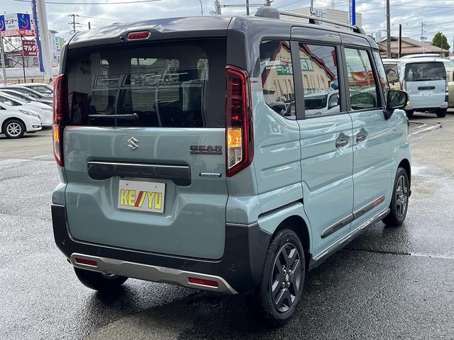 スペーシアギア ハイブリッドＸＺ　ターボ　届出済未使用車　４ＷＤ　スズキコネクトナビ【アラウンドビューモニター】両側電動スライドドア　ルーフレール　レーダークルコン　衝突軽減サポート　レーンアシスト　コーナーセンサー　ステアヒーター（6枚目）
