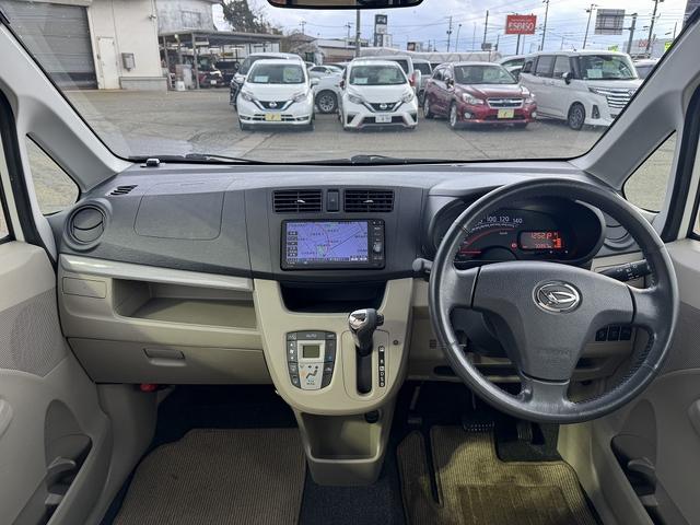 ムーヴ X SA 禁煙車 4WD 衝突軽減サポート アイドリングストップ 純正ナビ フルセグTV Bluetooth CD&DVD ミュージックサーバー AUX USB 純正アルミ スペア有スマートキー 保証書(7枚目)