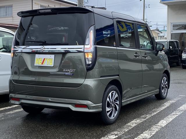 ソリオバンディット ハイブリッドMV 禁煙車 4WD 純正9インチナビ アラウンドビューモニター レーダークルーズコントロール 衝突軽減サポート レーンアシスト コーナーセンサー ドライブレコーダー 両側電動スライドドア シートヒーター(6枚目)