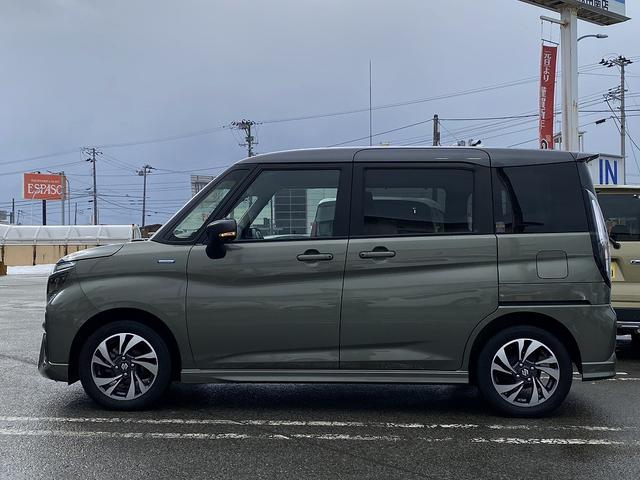 ソリオバンディット ハイブリッドMV 禁煙車 4WD 純正9インチナビ アラウンドビューモニター レーダークルーズコントロール 衝突軽減サポート レーンアシスト コーナーセンサー ドライブレコーダー 両側電動スライドドア シートヒーター(18枚目)