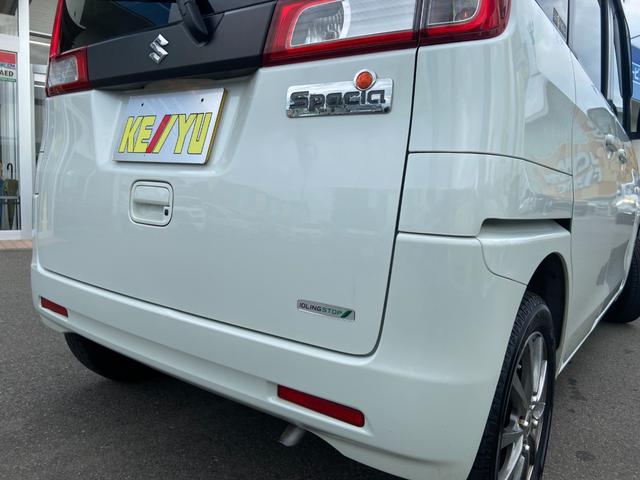 スペーシア Ｘ　禁煙車　横滑り防止　アイドリングストップ　フル装備　【ＣＤ　Ｂｌｕｅｔｏｏｔｈ　ＵＳＢ】　両側スライドドア（助手席側電動）　保証書　記録簿　取り扱い説明書　スペアキー　プッシュスタート　社外１４インチアルミホイール　ヘッドライトレベライザー（48枚目）
