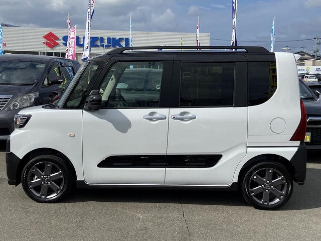 タント ファンクロスターボ　届け出済み未使用車　４ＷＤ　ＥＴＣ　両側電動スライドドア　シートヒーター　新品ナビ取り付け【７インチ　ＣＤ　ＤＶＤ　フルセグＴＶ　Ｂｌｕｅｔｏｏｔｈ】　全方位モニター　レーンアシスト　コーナーセンサー　レーダークルーズコントロール（14枚目）