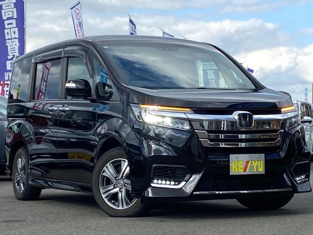 ステップワゴンスパーダ スパーダハイブリッド　Ｇ・ＥＸ　ホンダセンシング　禁煙車　衝突被害軽減装置　レーンアシスト　レーダークルーズコントロール　両側電動スライドドア　後席モニター　全方位モニター　純正９インチナビ【ＣＤ　ＤＶＤ　フルセグＴＶ　Ｂｌｕｅｔｏｏｔｈ】　ＥＴＣ（10枚目）