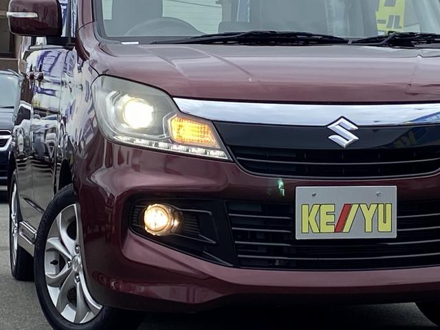 ソリオ バンディット 禁煙車 4WD 両側電動スライドドア ETC エンジンスターター シートヒーター 社外ナビ【CD DVD TV USB AUX】 バックカメラ ステアリングリモコン 純正15インチアルミホイール HIDヘッドライト&フォグランプ&オートライト(15枚目)