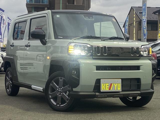 タフト Ｇターボ　ダーククロムベンチャー　届け出済み未使用車　４ＷＤ　新品ナビ取付　アラウンドビューモニター　スカイルーフ　ターボ　シートヒーター　衝突被害軽減装置　レーンアシスト　コーナーセンサー　レーダークルーズコントロール　オートハイビーム＆ＬＥＤヘッドライト（10枚目）