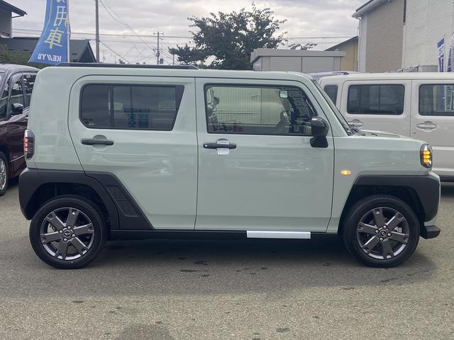 タフト Ｇターボ　ダーククロムベンチャー　届け出済み未使用車　４ＷＤ　新品ナビ取付　アラウンドビューモニター　スカイルーフ　ターボ　シートヒーター　衝突被害軽減装置　レーンアシスト　コーナーセンサー　レーダークルーズコントロール　オートハイビーム＆ＬＥＤヘッドライト（11枚目）