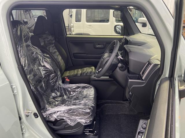 タフト Ｇターボ　ダーククロムベンチャー　届け出済み未使用車　４ＷＤ　新品ナビ取付　アラウンドビューモニター　スカイルーフ　ターボ　シートヒーター　衝突被害軽減装置　レーンアシスト　コーナーセンサー　レーダークルーズコントロール　オートハイビーム＆ＬＥＤヘッドライト（16枚目）