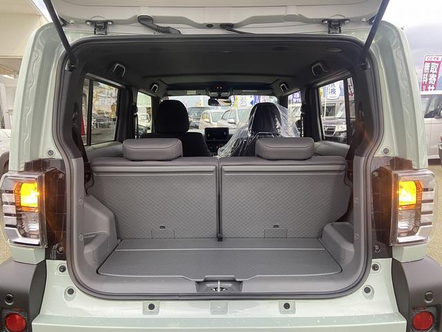 タフト Ｇターボ　ダーククロムベンチャー　届け出済み未使用車　４ＷＤ　新品ナビ取付　アラウンドビューモニター　スカイルーフ　ターボ　シートヒーター　衝突被害軽減装置　レーンアシスト　コーナーセンサー　レーダークルーズコントロール　オートハイビーム＆ＬＥＤヘッドライト（19枚目）