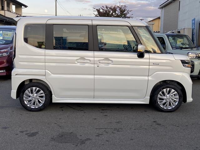 スペーシアカスタム ハイブリッドGS 届け出済み未使用車 新品ナビ取り付け 両側スライドドア/助手席側電動 フロント両席シートヒーター コーナーセンサー レーダークルーズコントロール レーンアシスト オートLEDライト&オートハイビーム 【CD DVD フルセグTV】(14枚目)