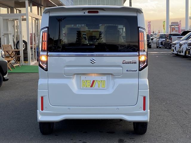 スペーシアカスタム ハイブリッドGS 届け出済み未使用車 新品ナビ取り付け 両側スライドドア/助手席側電動 フロント両席シートヒーター コーナーセンサー レーダークルーズコントロール レーンアシスト オートLEDライト&オートハイビーム 【CD DVD フルセグTV】(15枚目)