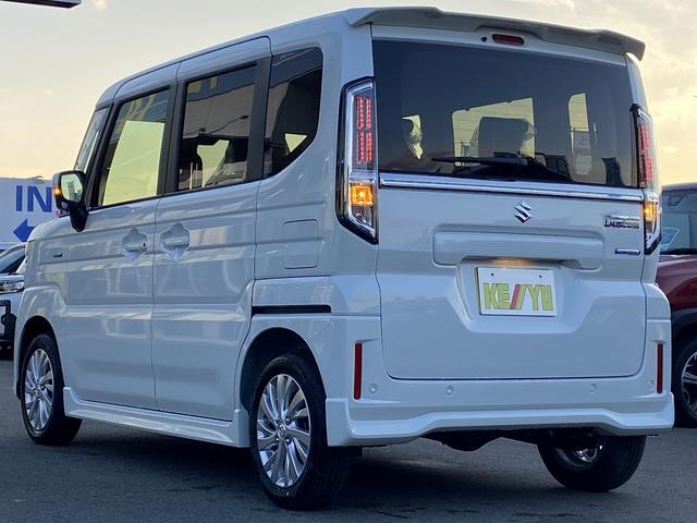 スペーシアカスタム ハイブリッドGS 届け出済み未使用車 新品ナビ取り付け 両側スライドドア/助手席側電動 フロント両席シートヒーター コーナーセンサー レーダークルーズコントロール レーンアシスト オートLEDライト&オートハイビーム 【CD DVD フルセグTV】(16枚目)