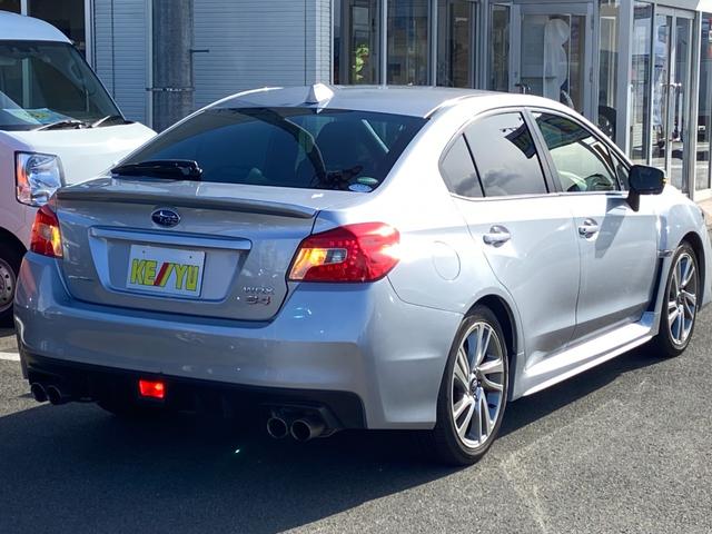 WRX S4 2.0GT-Sアイサイト 禁煙車 4WD パドルシフト 衝突被害軽減装置 レーンアシスト レーダークルーズコントロール 電動ハーフレザーシート 7インチナビ【DVD フルセグTV Bluetooth】 ドライブレコーダー ビルトインETC 横滑り防止装置(4枚目)
