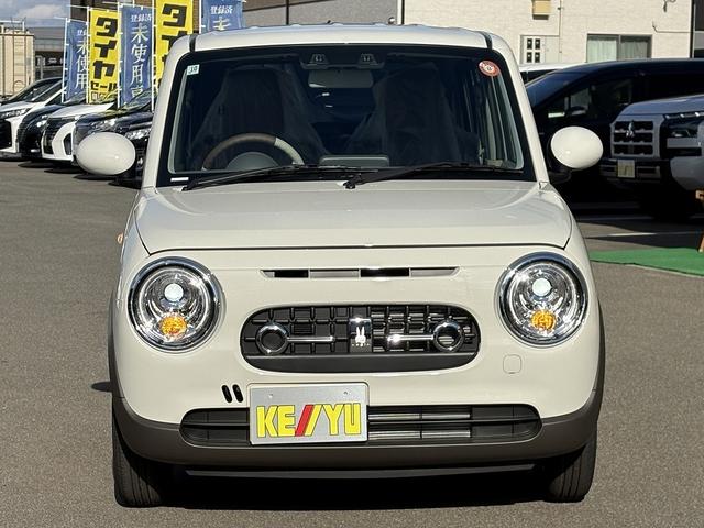 アルトラパンLC L 届け出済み未使用車 レーンアシスト コーナーセンサー バックアイカメラ付きディスプレイオーディオ【USB Bluetooth】 ハーフレザーシート&シートヒーター 衝突被害軽減装置 横滑り防止装置 ステアリングリモコン アイドリングストップ 保証書(9枚目)