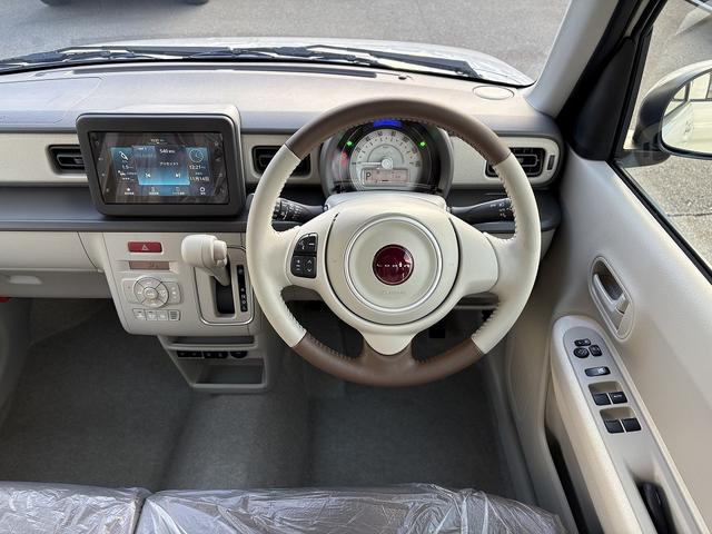 アルトラパンLC L 届け出済み未使用車 レーンアシスト コーナーセンサー バックアイカメラ付きディスプレイオーディオ【USB Bluetooth】 ハーフレザーシート&シートヒーター 衝突被害軽減装置 横滑り防止装置 ステアリングリモコン アイドリングストップ 保証書(28枚目)