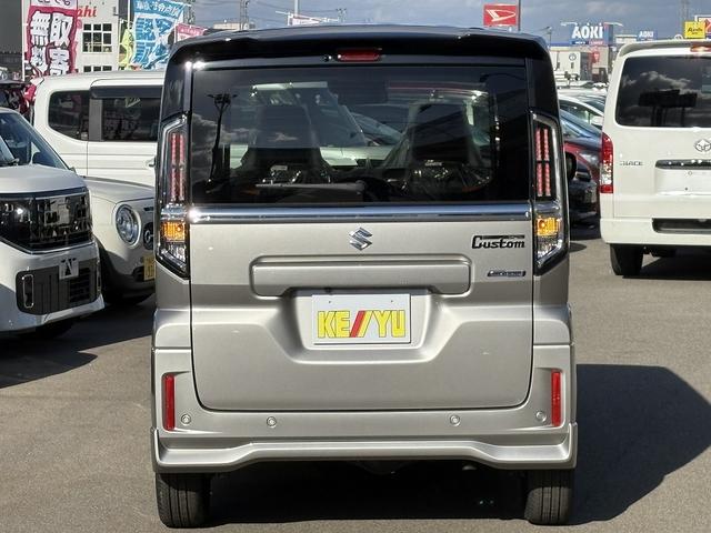 スペーシアカスタム ハイブリッドXSターボ 届け出済み未使用車 コーナーセンサー 全方位カメラ付き9インチディスプレイオーディオ【フルセグTV Bluetooth】 ハーフレザーシート&シートヒーター レーンアシスト レーダークルーズコントロール ステアリングヒーター 保証書(16枚目)