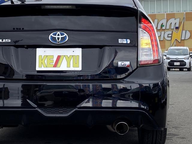 プリウス Sツーリングセレクション・G’s 禁煙車 横滑り防止装置 アルパイン製9インチナビ【CD DVD フルセグTV Bluetooth】 バックカメラ HIDヘッドライト&オートライト&フォグランプ ビルトインETC ステアリングリモコン スマートキー&スペア(52枚目)